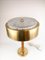 Swedish Mid-Century Table Lamp in Brass, Crystal and Wood from Boréns 4