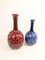 Mid-Century Blue and Red Peacock Vases by Sven Erik Skawonius Upsala Ekeby, 1950s, Set of 2 4