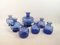 Vases Mid-Century par Per Lutken pour Holmegaard, Danemark, Set de 7 4