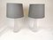 Swedish Mid-Century Crystal Table Lamps by Carl Fagerlund for Orrefors, Set of 2 3