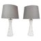 Swedish Mid-Century Crystal Table Lamps by Carl Fagerlund for Orrefors, Set of 2, Image 1
