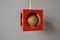 Space Age Red Ceiling Lamp, 1960s, Image 4