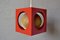 Space Age Red Ceiling Lamp, 1960s, Image 3