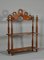 Antique French Cherry Wood Display Shelf 13