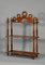 Antique French Cherry Wood Display Shelf 1