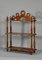 Antique French Cherry Wood Display Shelf, Image 1