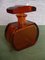 Art Deco Dressing Table Set Box & Brown Glass Perfume Bottle, 1930s, Set of 2 4