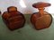 Art Deco Dressing Table Set Box & Brown Glass Perfume Bottle, 1930s, Set of 2 16