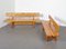 Bancs en Pin par Knud Friis & Elmar Moltke Nielsen pour Friis & Moltke, 1960s, Set de 2 1