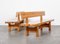 Pine Benches by Knud Friis & Elmar Moltke Nielsen for Friis & Moltke, 1960s, Set of 2 2