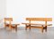 Bancs en Pin par Knud Friis & Elmar Moltke Nielsen pour Friis & Moltke, 1960s, Set de 2 6