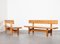 Pine Benches by Knud Friis & Elmar Moltke Nielsen for Friis & Moltke, 1960s, Set of 2, Image 6