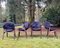 Chaises de Salon Cowhorn Noires Mid-Century par Tijsseling pour Hulmefa, Set de 4 2