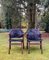 Chaises de Salon Cowhorn Noires Mid-Century par Tijsseling pour Hulmefa, Set de 4 3