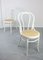 Sedie nr. 18 bianche di Michael Thonet, set di 4, Immagine 5