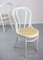 No. 18 White Chairs by Michael Thonet, Set of 4 17