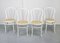 No. 18 White Chairs by Michael Thonet, Set of 4 1