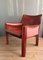 Fauteuil en Cuir Cognac par Mario Bellini, 1970s 10