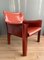 Fauteuil en Cuir Cognac par Mario Bellini, 1970s 4