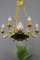 French Empire Style Bronze, Brass and Glass Chandelier, 1920s 31