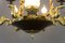 Lampadario in stile imperiale in bronzo, ottone e vetro, Francia, anni '20, Immagine 7