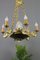 French Empire Style Bronze, Brass and Glass Chandelier, 1920s 26