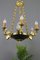 French Empire Style Bronze, Brass and Glass Chandelier, 1920s 23