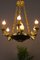 French Empire Style Bronze, Brass and Glass Chandelier, 1920s 27