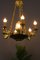 French Empire Style Bronze, Brass and Glass Chandelier, 1920s, Image 24
