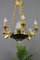 French Empire Style Bronze, Brass and Glass Chandelier, 1920s 32