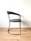 Vintage Black Leather Italian Dining Chairs from Arrben, Set of 6, Image 7