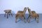 Mid-Century Wicker Table and Chairs, Set of 3, Image 13