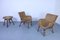 Mid-Century Wicker Table and Chairs, Set of 3, Image 16