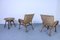 Mid-Century Wicker Table and Chairs, Set of 3 14