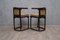 Antique Art Nouveau Austrian Beech Wood and Striped Velvet Chairs, 1910, Set of 2 7