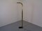 Large Tubular Dimmable Brass Floor Uplighter, 1960s, Image 1