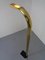 Large Tubular Dimmable Brass Floor Uplighter, 1960s, Image 8
