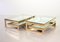 23-Carat Gold-Plated Coffee Table With Glass Top from Belgo Chrom / Dewulf Selection, 1970s 2