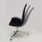 Kippbarer Leder Tulip Chair von Preben Fabricius & Jørgen Kastholm für Kill International, 1960er 3