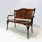 Antique Embossed Bentwood Bench by Jacob and Josef Kohn 1