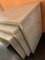 Tavolini ad incastro vintage in marmo grigio, Svizzera, set di 3, Immagine 6