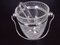 Ice Bucket with Ice Tongs, 1940s, Set of 2 7