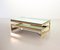 G-Table 23-Carat Gold-Plated Coffee Tables with Glass Tops from Belgo Chrom / Dewulf Selection, 1970s, Set of 2 16