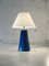 Large French Ceramic Floor Lamp, 1980s, Image 1