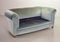 Chesterfield Duotone Two-Seat Victorian Sofa in Frosted Blue and Moss Green Velvet, 1950s, Image 8