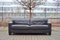 Vintage Swiss DS 17 Black Leather Sofa from de Sede, 1990s 1