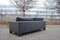 Vintage Swiss DS 17 Black Leather Sofa from de Sede, 1990s 9