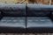 Vintage Swiss DS 17 Black Leather Sofa from de Sede, 1990s, Image 5