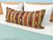 King Size Beige Wool Striped Kilim Pillow Cover by Zencef Contemporary 5
