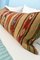 King Size Beige Wool Striped Kilim Pillow Cover by Zencef Contemporary 6